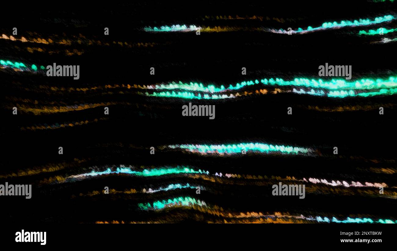 Black background with neon lines running in different directions