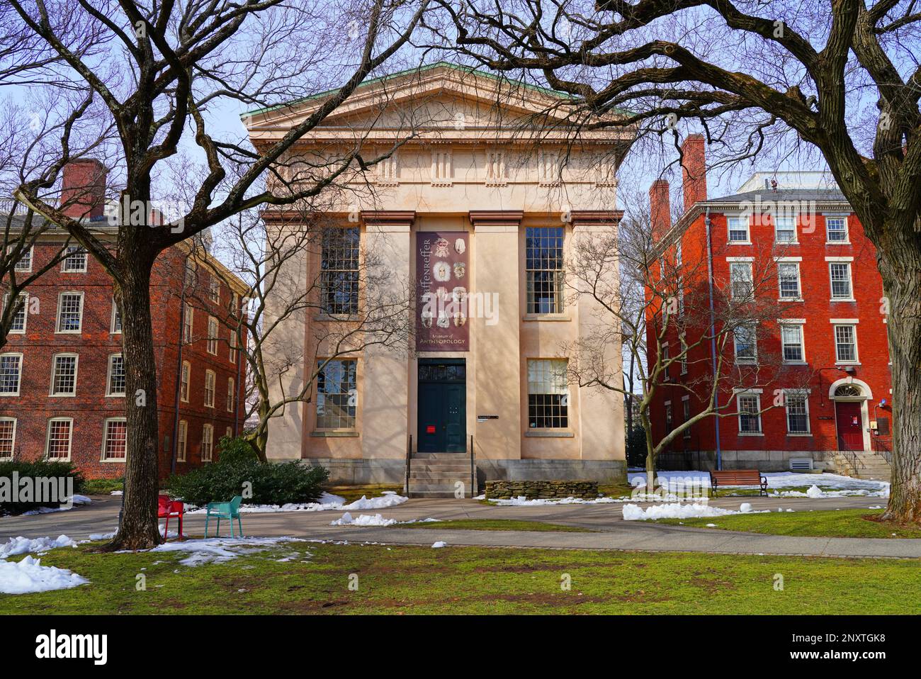 PROVIDENCE, RI 5 MAR 2022 View of the campus of Brown University, a