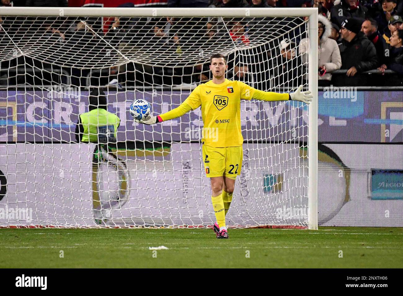 Genoa CFC Vs Cagliari Calcio Editorial Stock Image - Image of