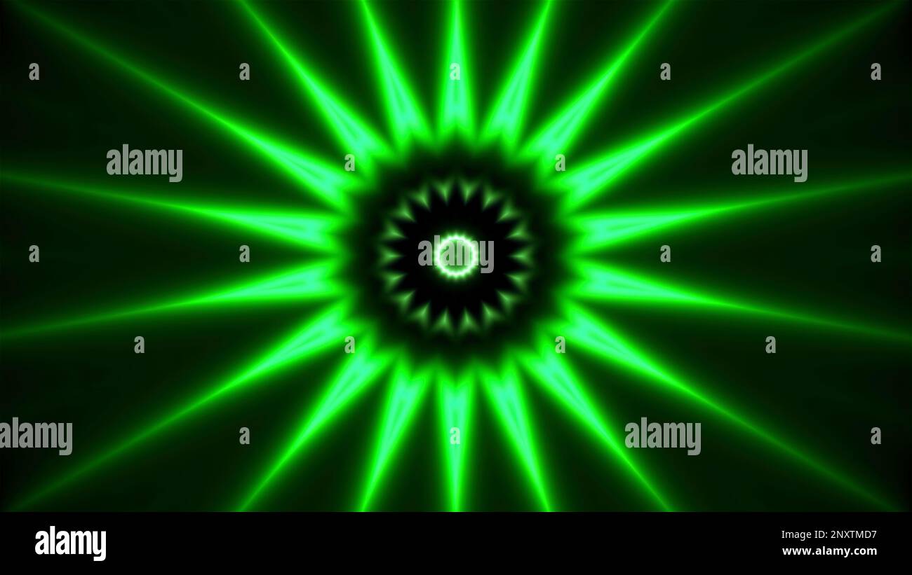 Psychedlic Rays Psychedelic round pattern with stream of flashing rays. Motion. Bright ...