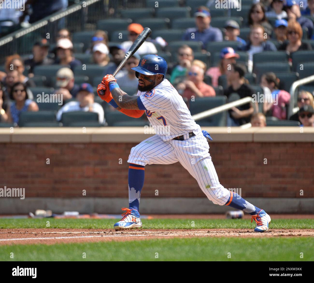 New York Mets Infielder Jose Reyes 7 During Game Against The Cincinnati Reds At Citi Field In New York Mets Infielder Jose Reyes 7 During Game Against The Cincinnati Reds At Citi Field In