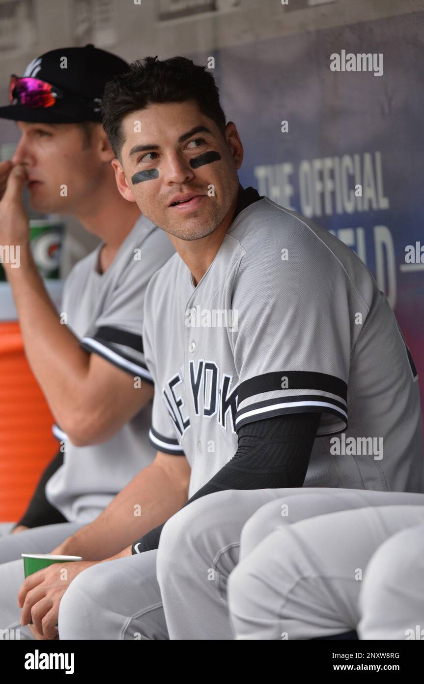 New York Yankees Outfielder Jacoby Ellsbury 22 During Game Against The Tampa Bay Rays At Citi