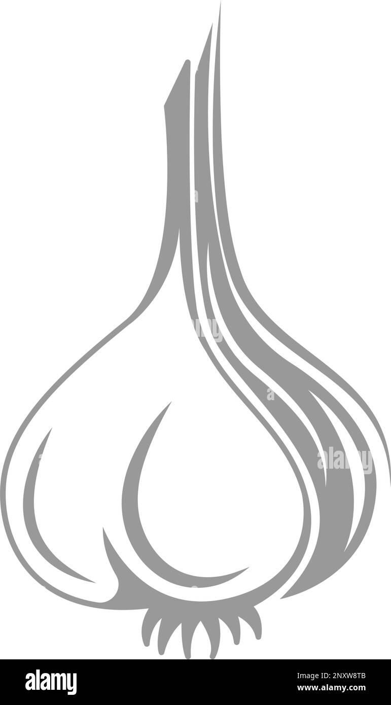 Garlic icon logo design illustration Stock Vector Image & Art - Alamy