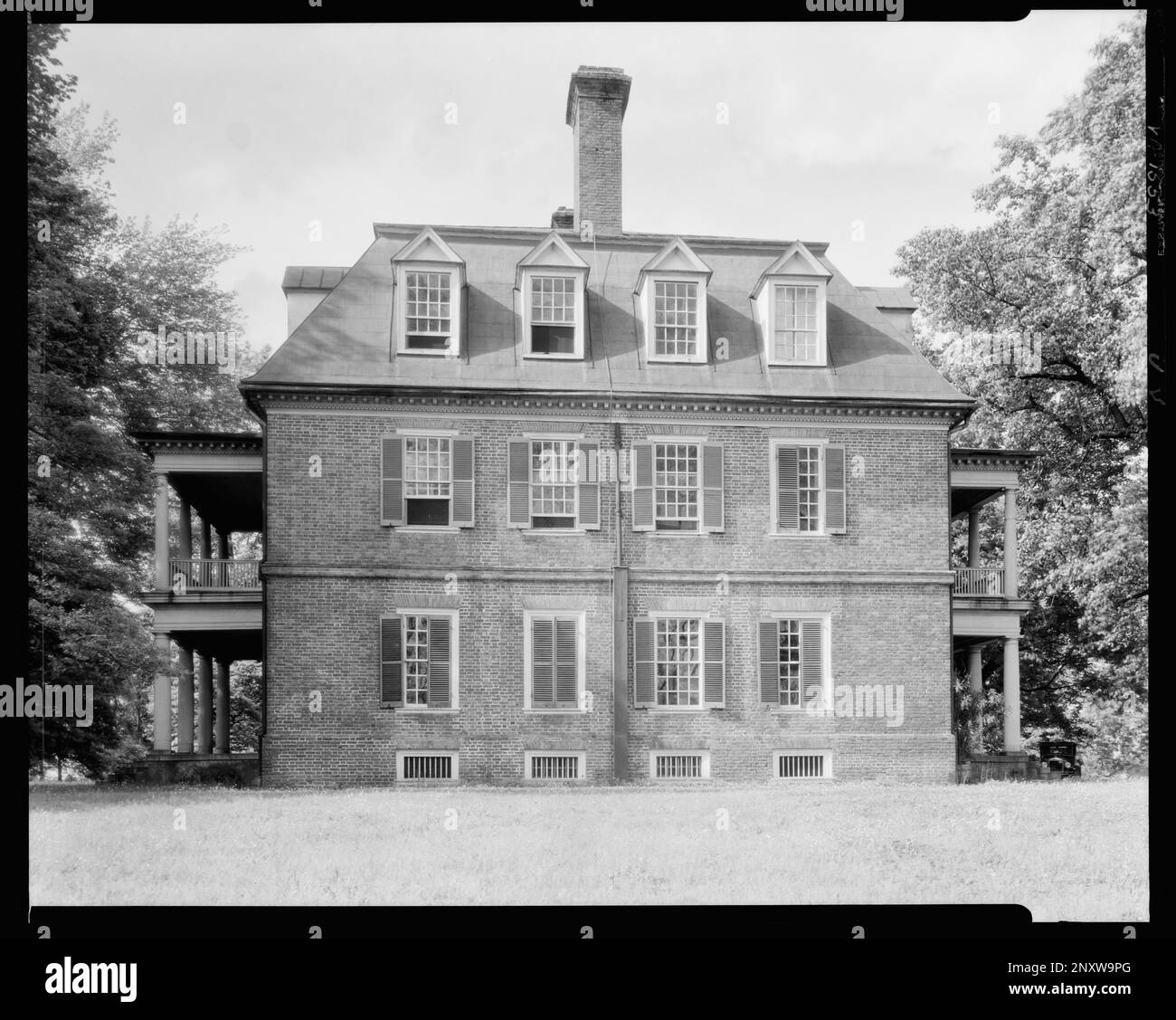 Shirley, Charles City County, Virginia. Carnegie Survey of the Architecture of the South. United
