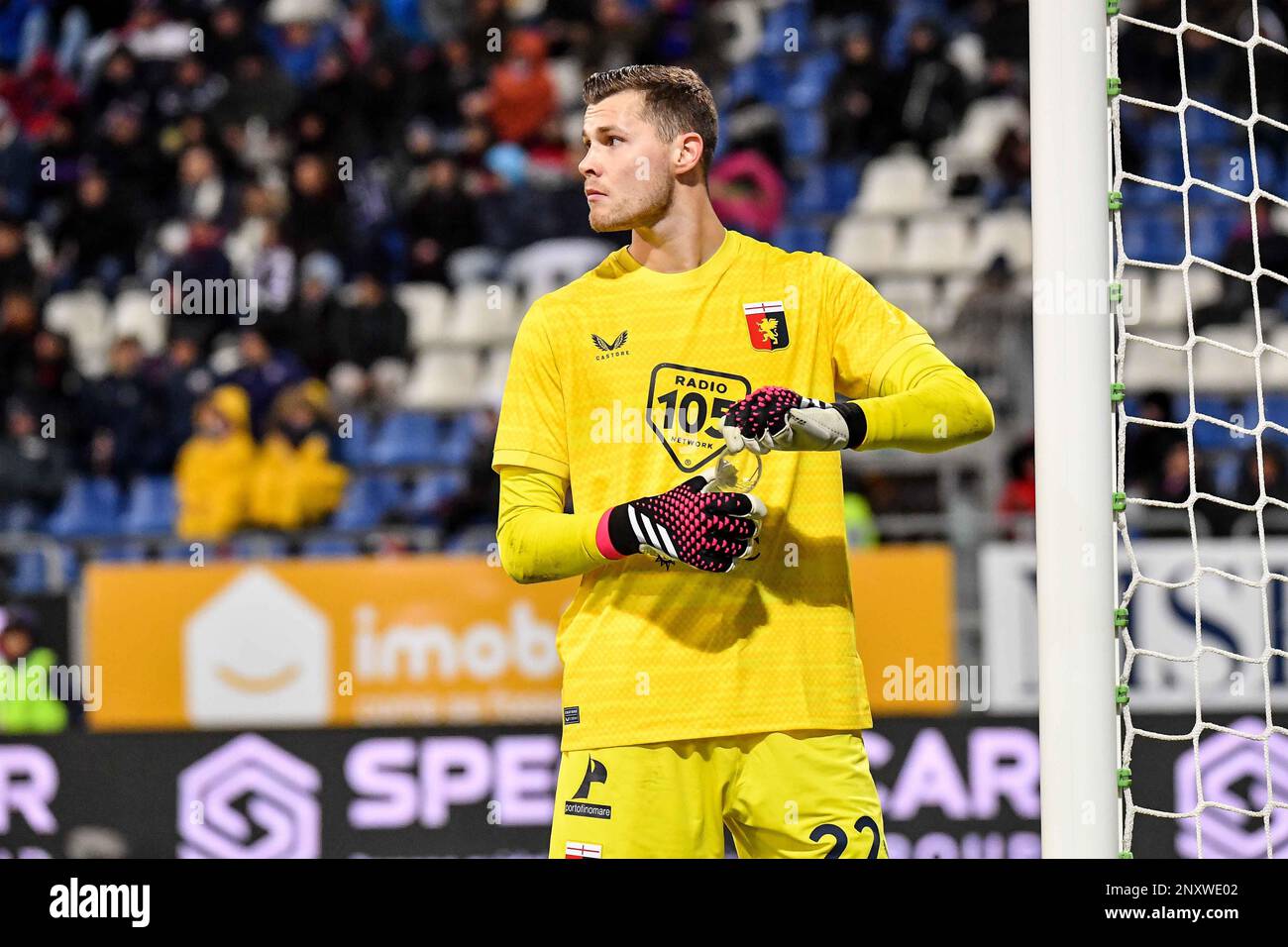 Genoa Cfc Vs Cagliari Calcio Foto Editorial - Imagem de objetivo