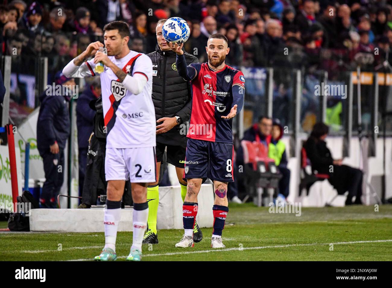 Genoa CFC Vs Cagliari Calcio Editorial Image - Image of highiest