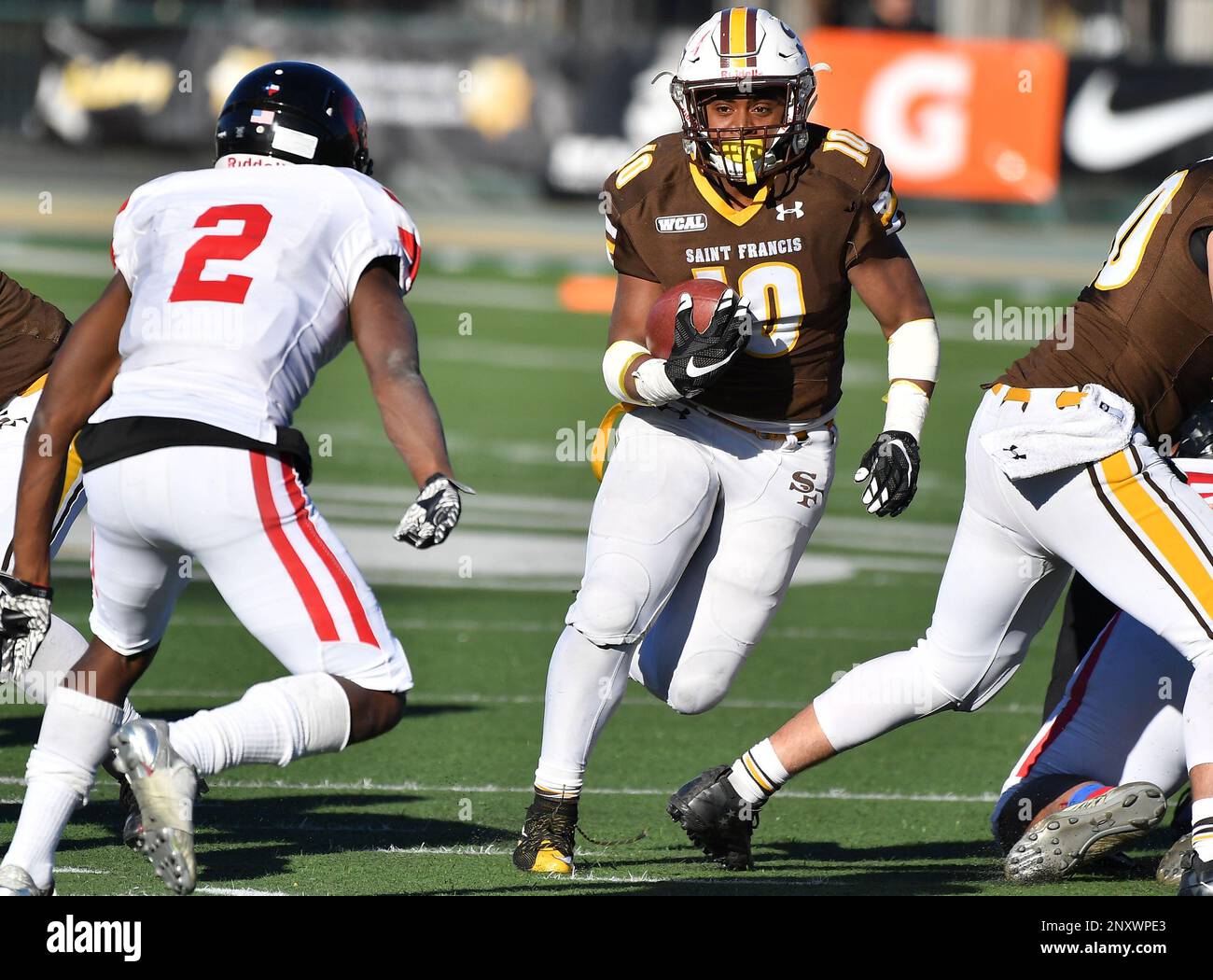 Is St. Francis football star Darrell Page still on team?