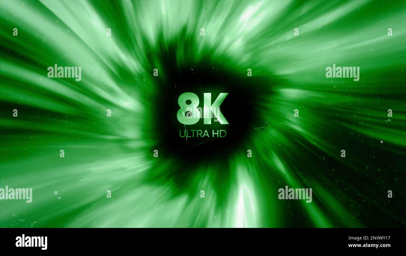 Abstract flow o green northern lights energy. Motion. Aurora borealis