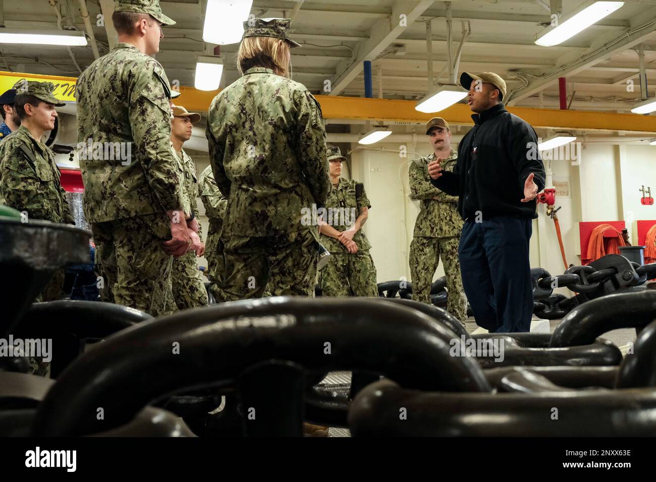 SAN DIEGO (Feb. 16, 2023) Basic Division Officer Course (BDOC) students