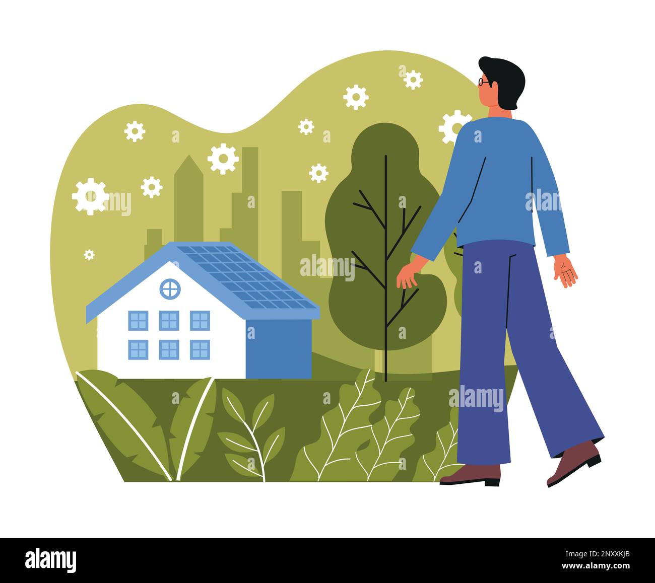 Green energy concept Stock Vector Image & Art - Alamy