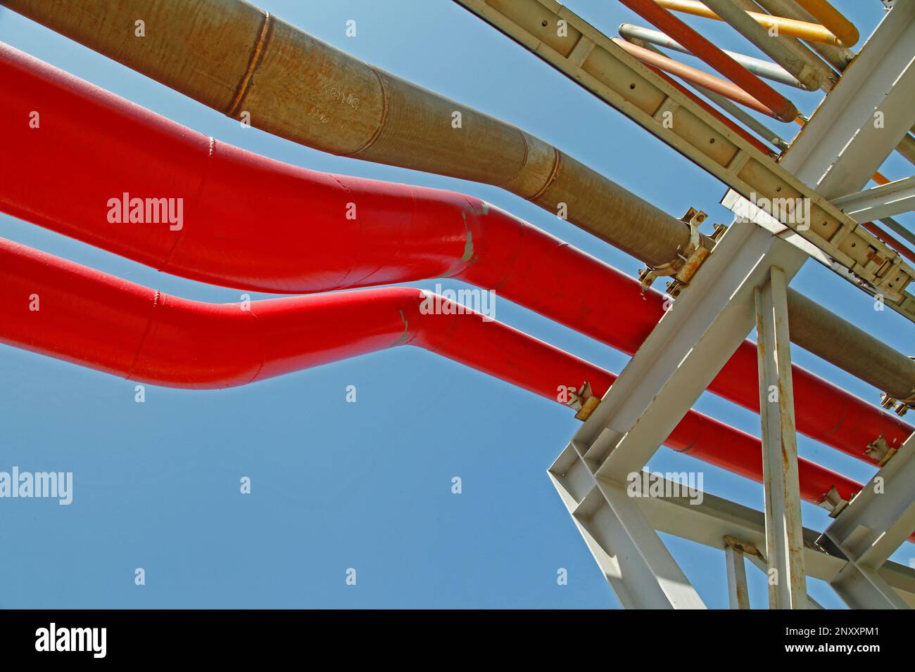 Pipeline of oil fields Stock Photo Alamy