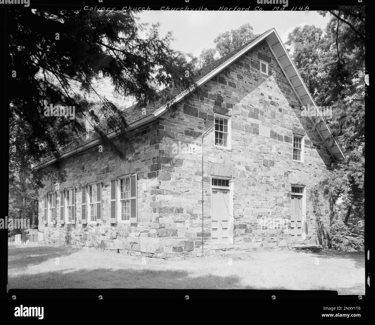 Calvary Church, Churchville, Harford County, Maryland. Carnegie Survey