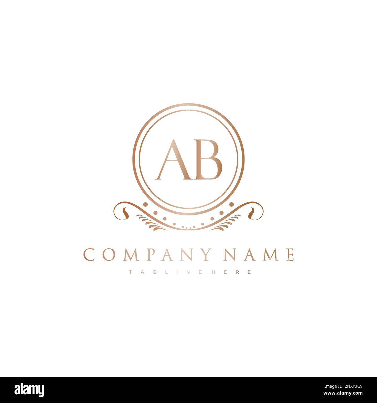 initial logo With Colorful Circle template vector Stock Vector Image ...