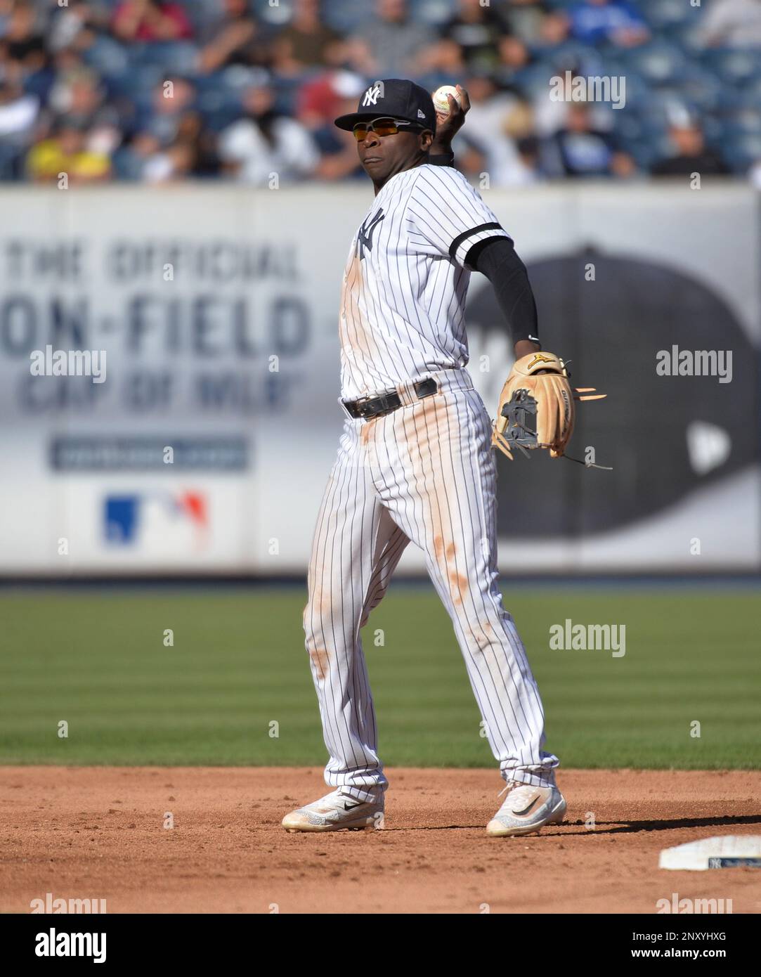 New York Yankees infielder Didi Gregorius (18) during game against the