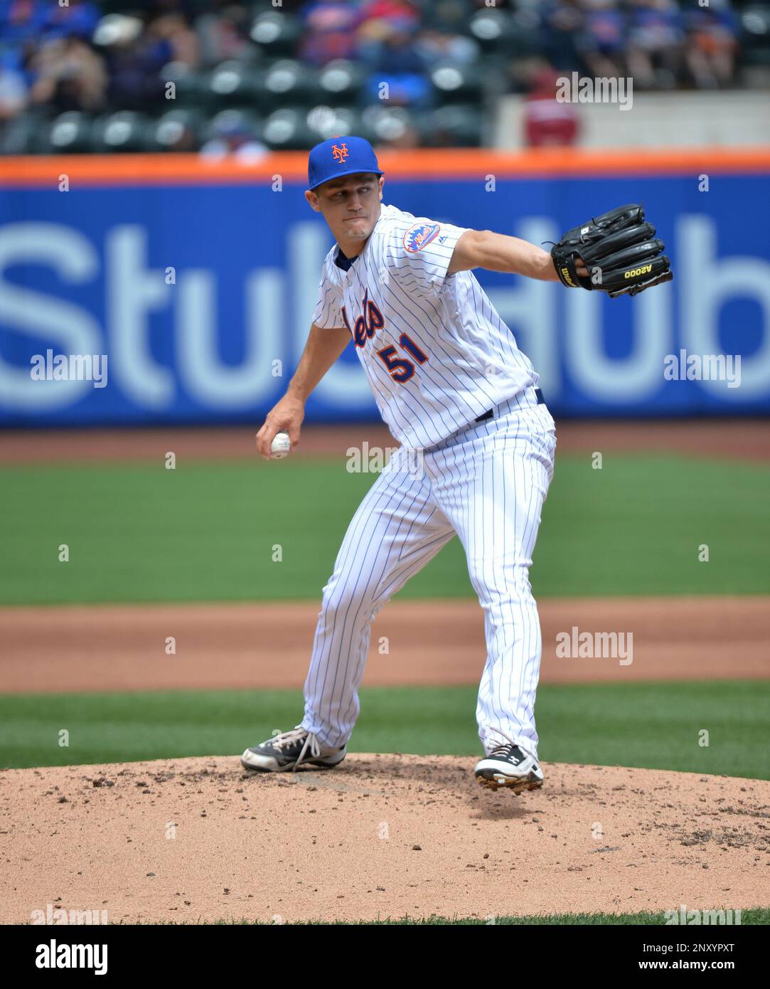 New York Mets pitcher Paul Sewald (51) during game against the Miami