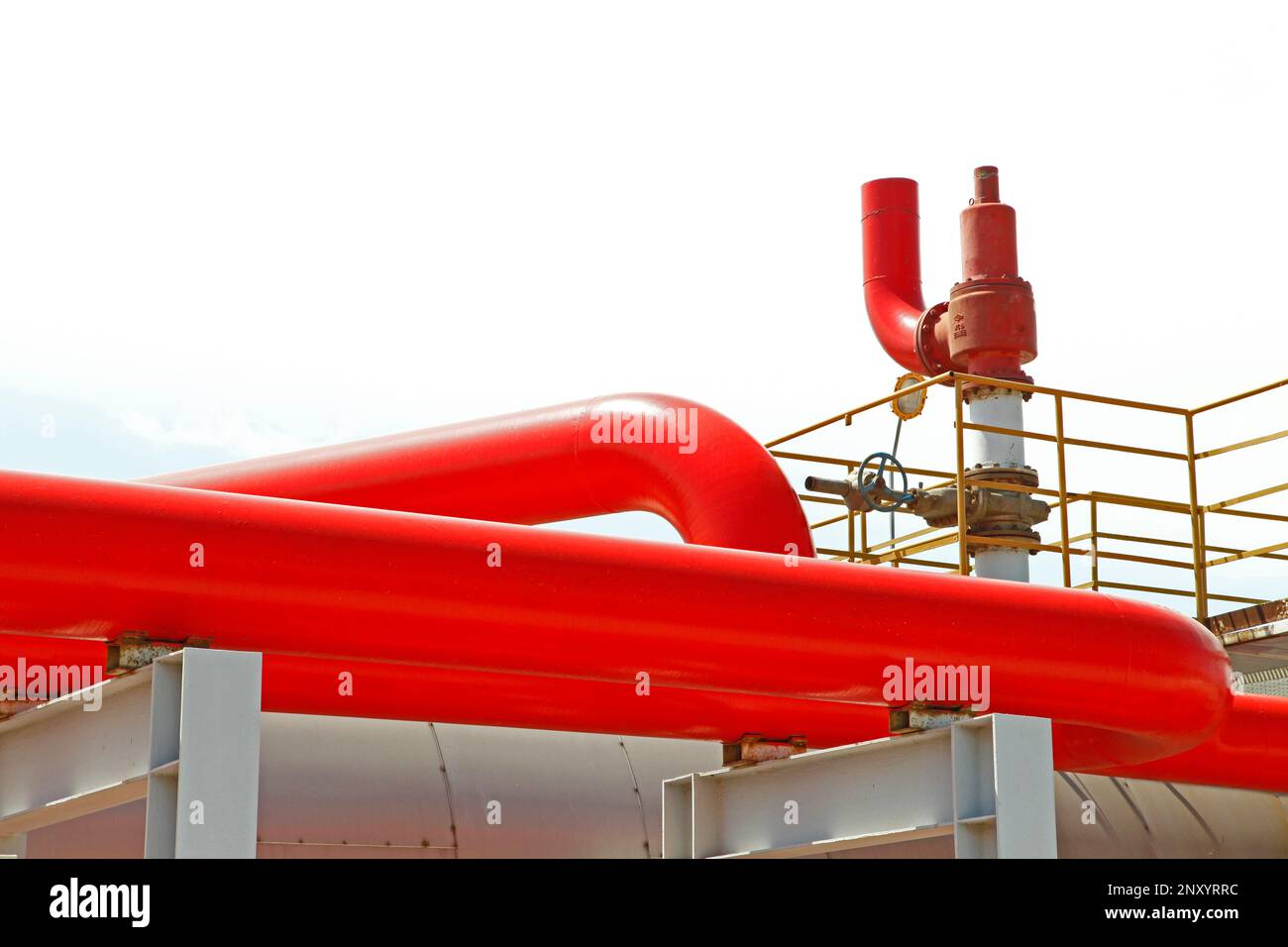 Pipeline of oil fields Stock Photo Alamy