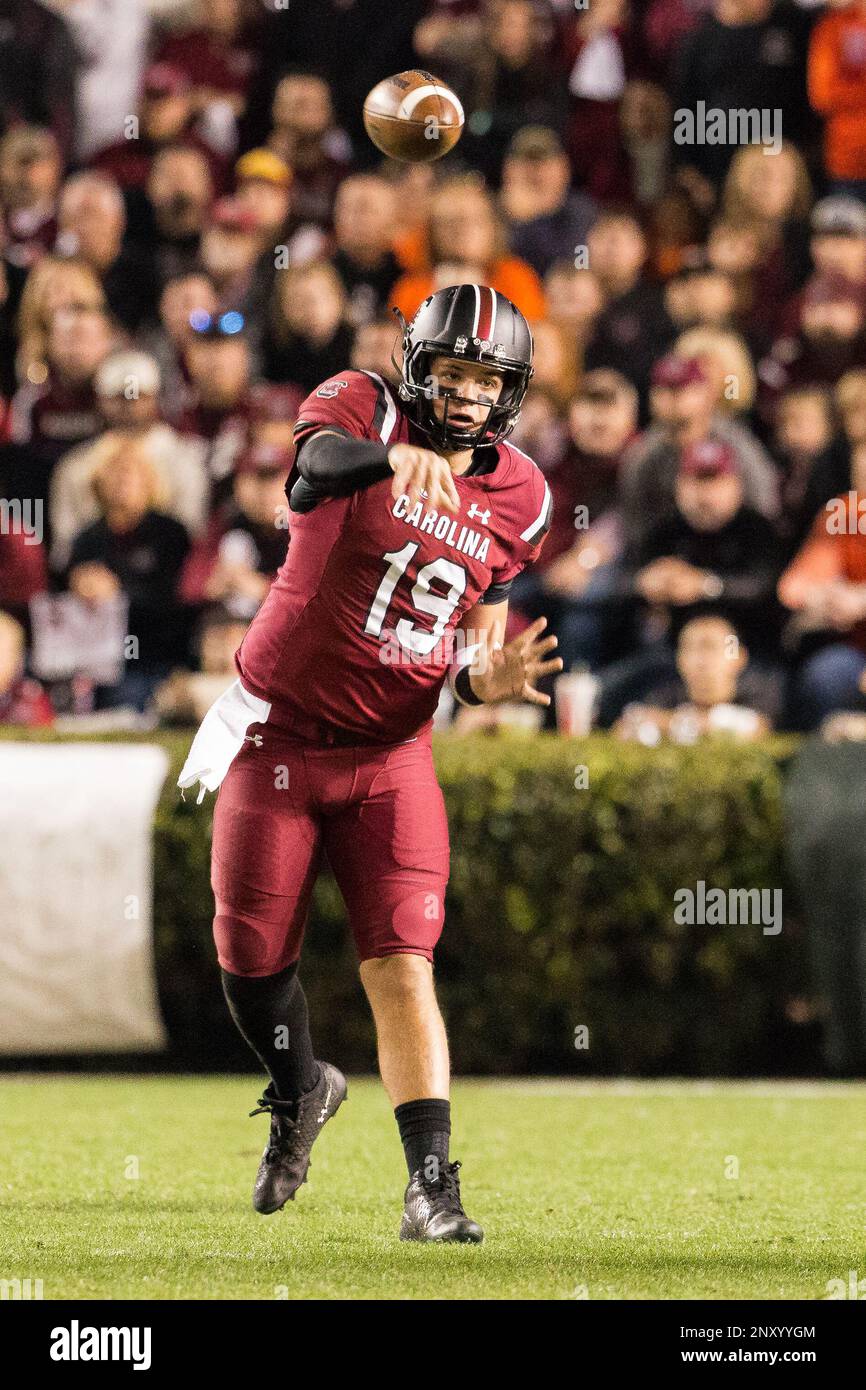 November 25, 2017 South Carolina quarterback Jake Bentley (19) throws