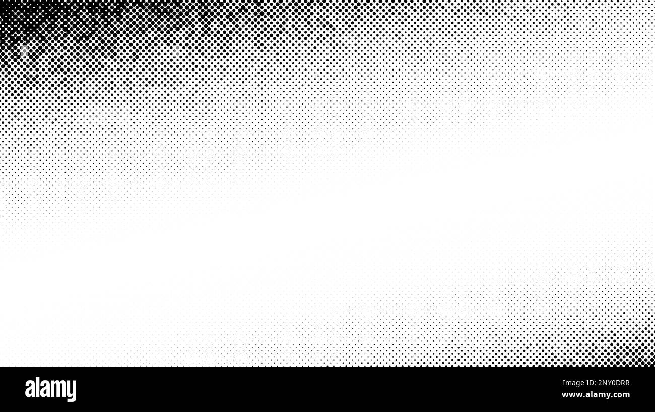 Halftone background frame. Comic halftone pop art texture. White and ...