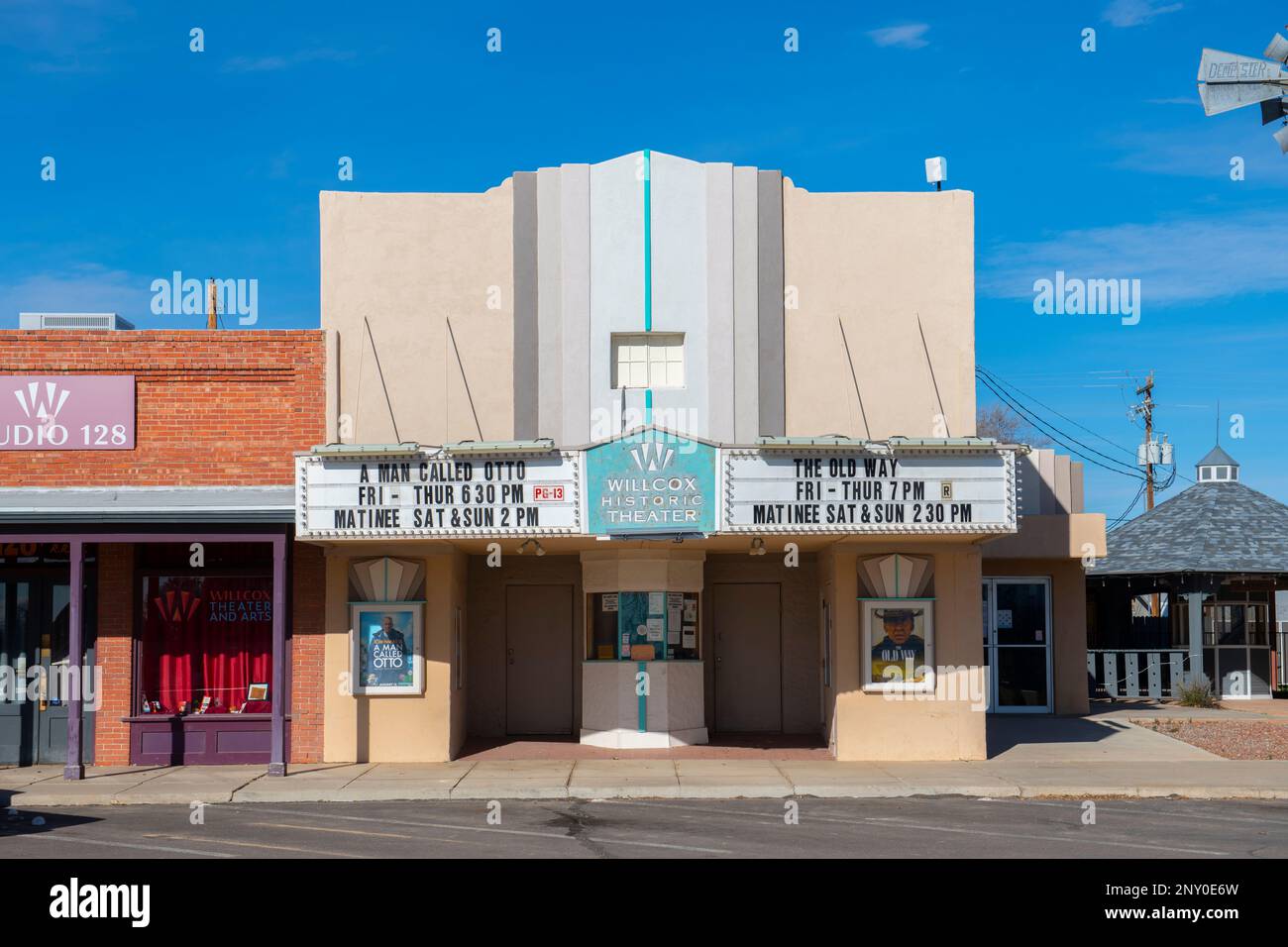 Willcox Historic Theater at 134 N Railroad Avenue in historic city