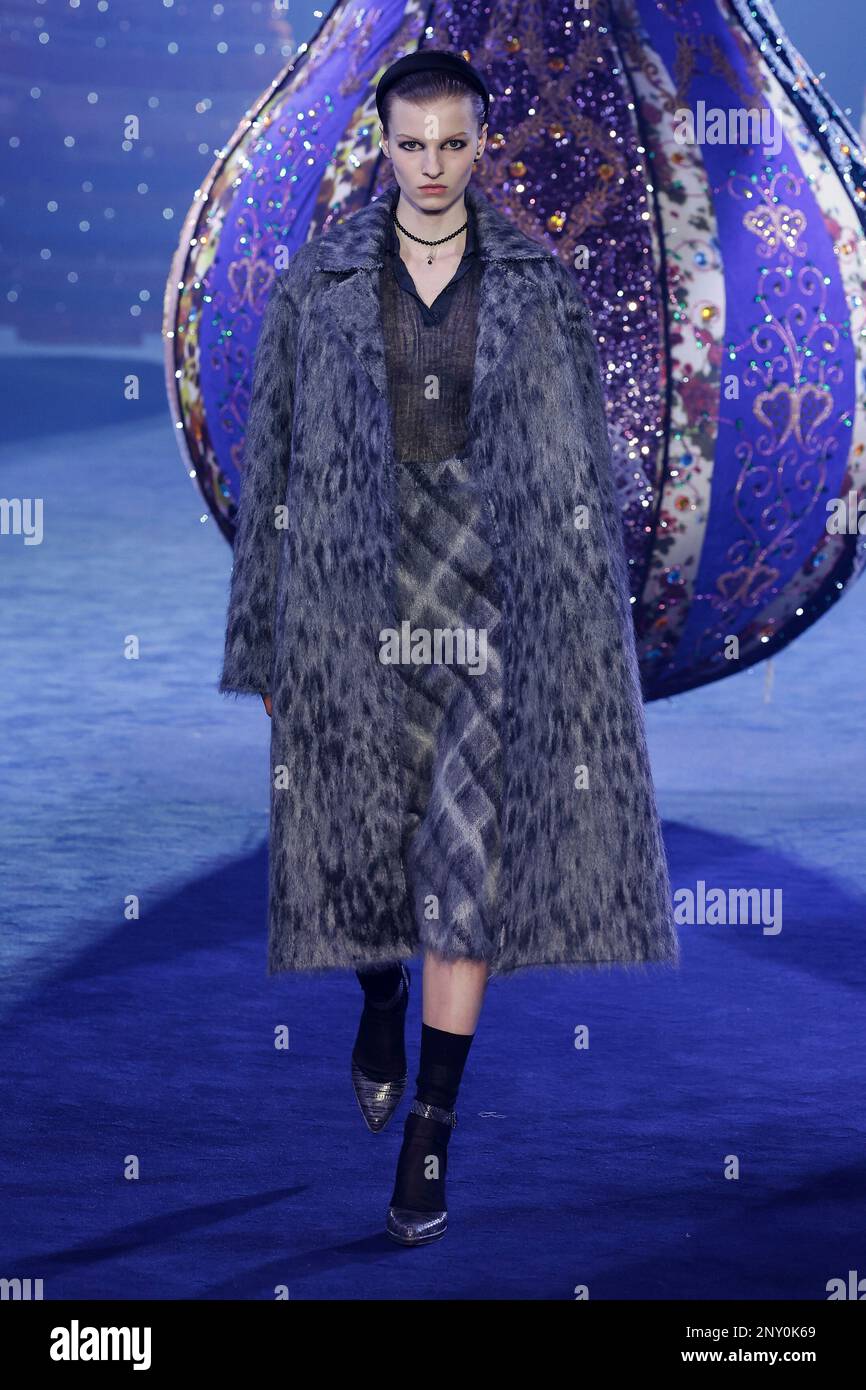 CHRISTIAN DIOR FallWinter 20232024 Runway during Paris Fashion Week