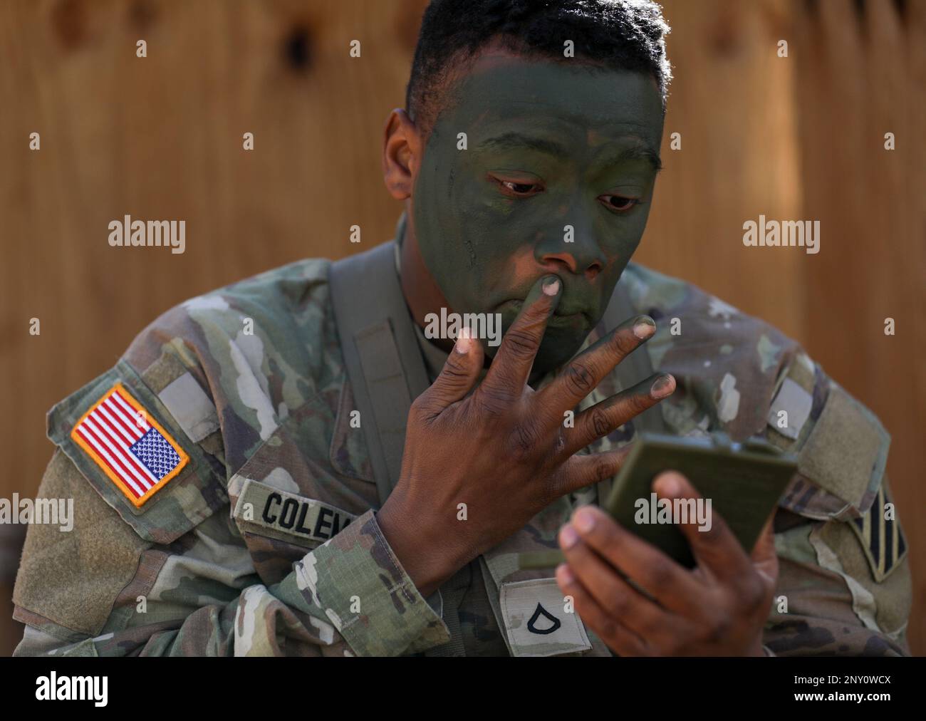 A soldier assigned to the 3rd Infantry Division participates in a