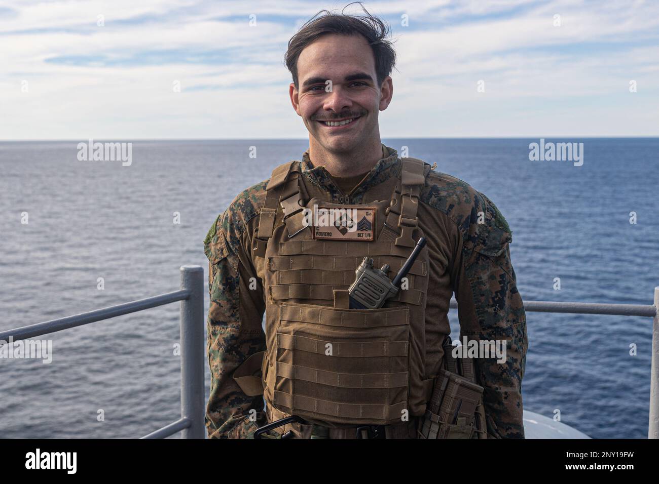 U.S. Marine Corps Sgt. Carson Romero, a New Iberia, Louisiana native