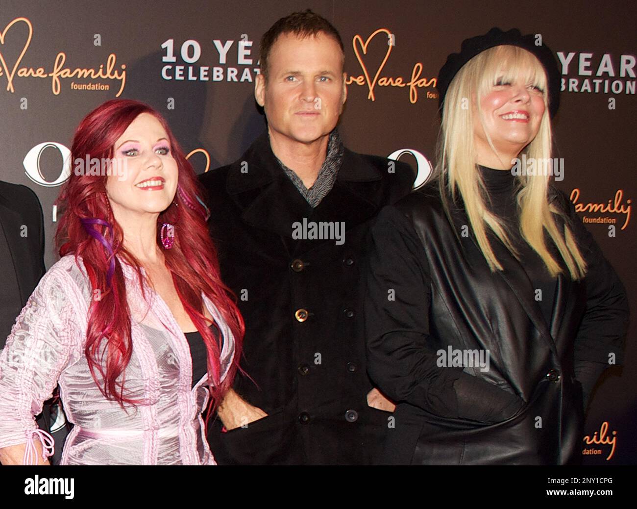 Kate Pierson, Keith Strickland and Cindy Wilson of The B52's at the