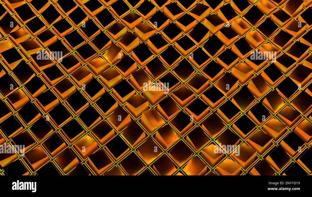 Gray and orange grid. Design. Rising and descending grid with patterns ...