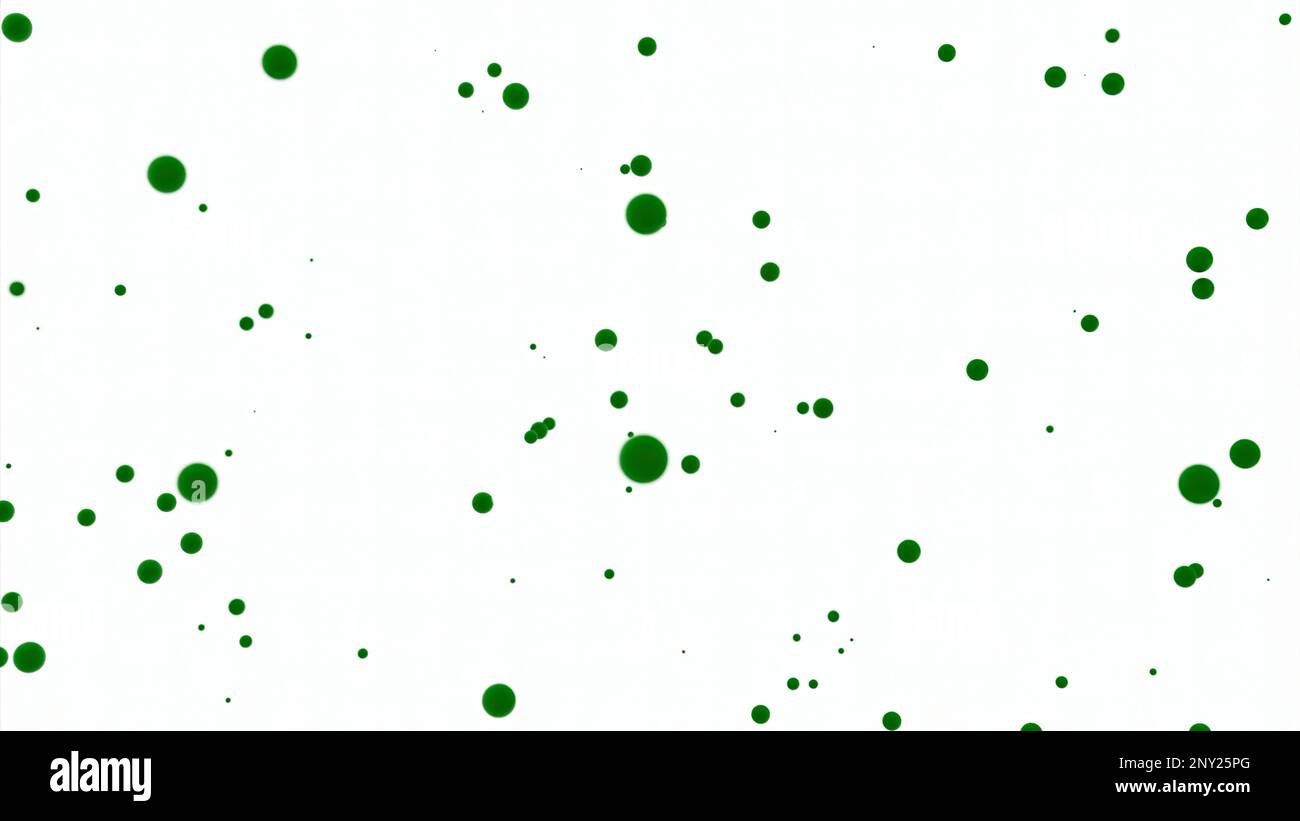 Moving vertical flow of colored balls. Design. Flow of colored small ...