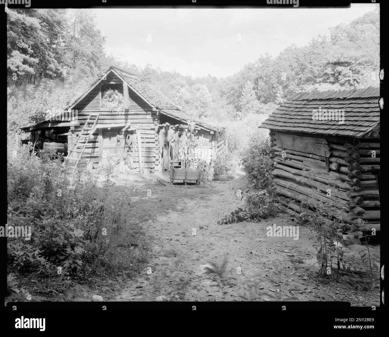 William Morris Log Cabin, Saluda, Polk County, North Carolina. Carnegie