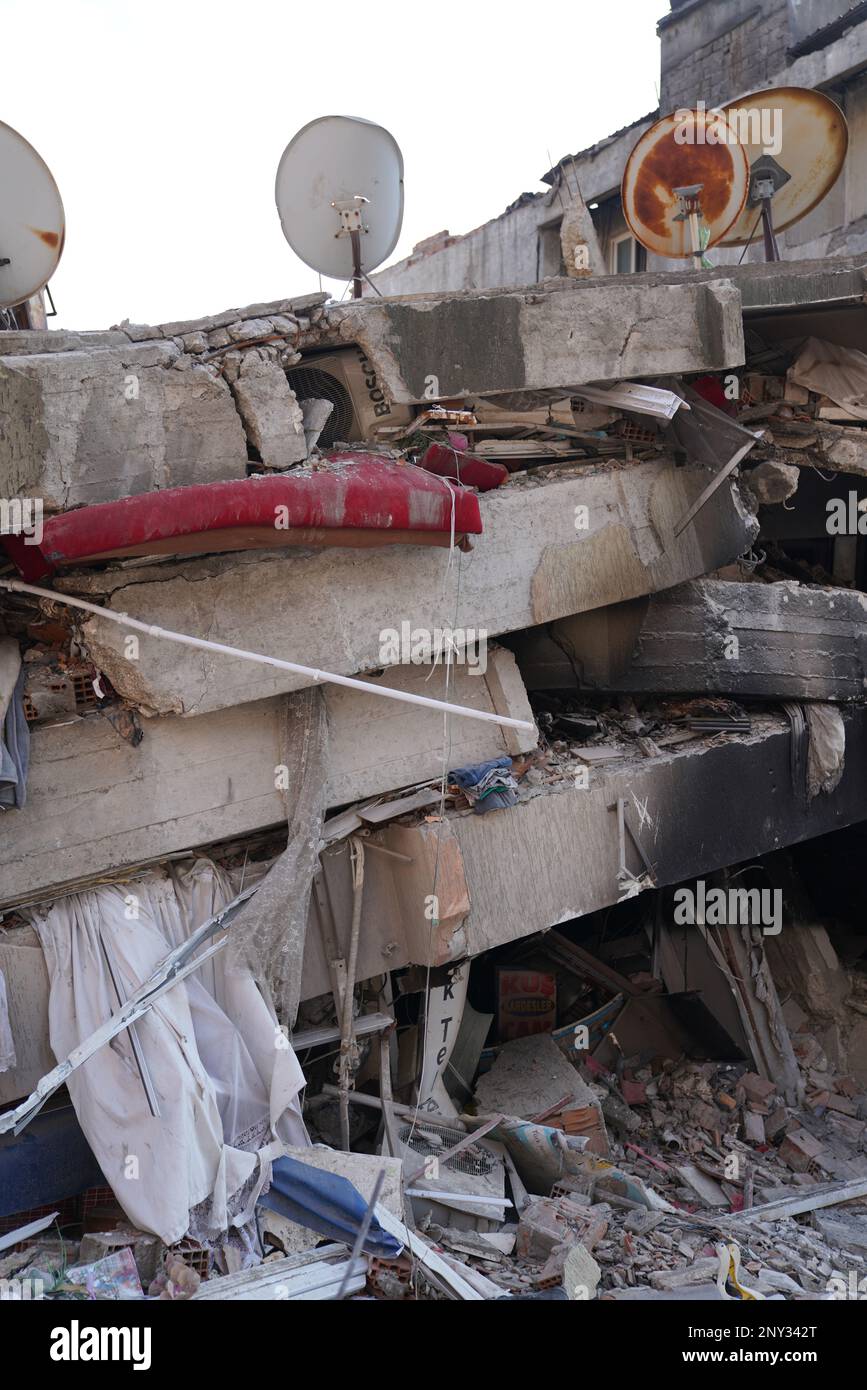 Antakya, Hatay, Turkey February 12th, 2023 Turkey Earthquake