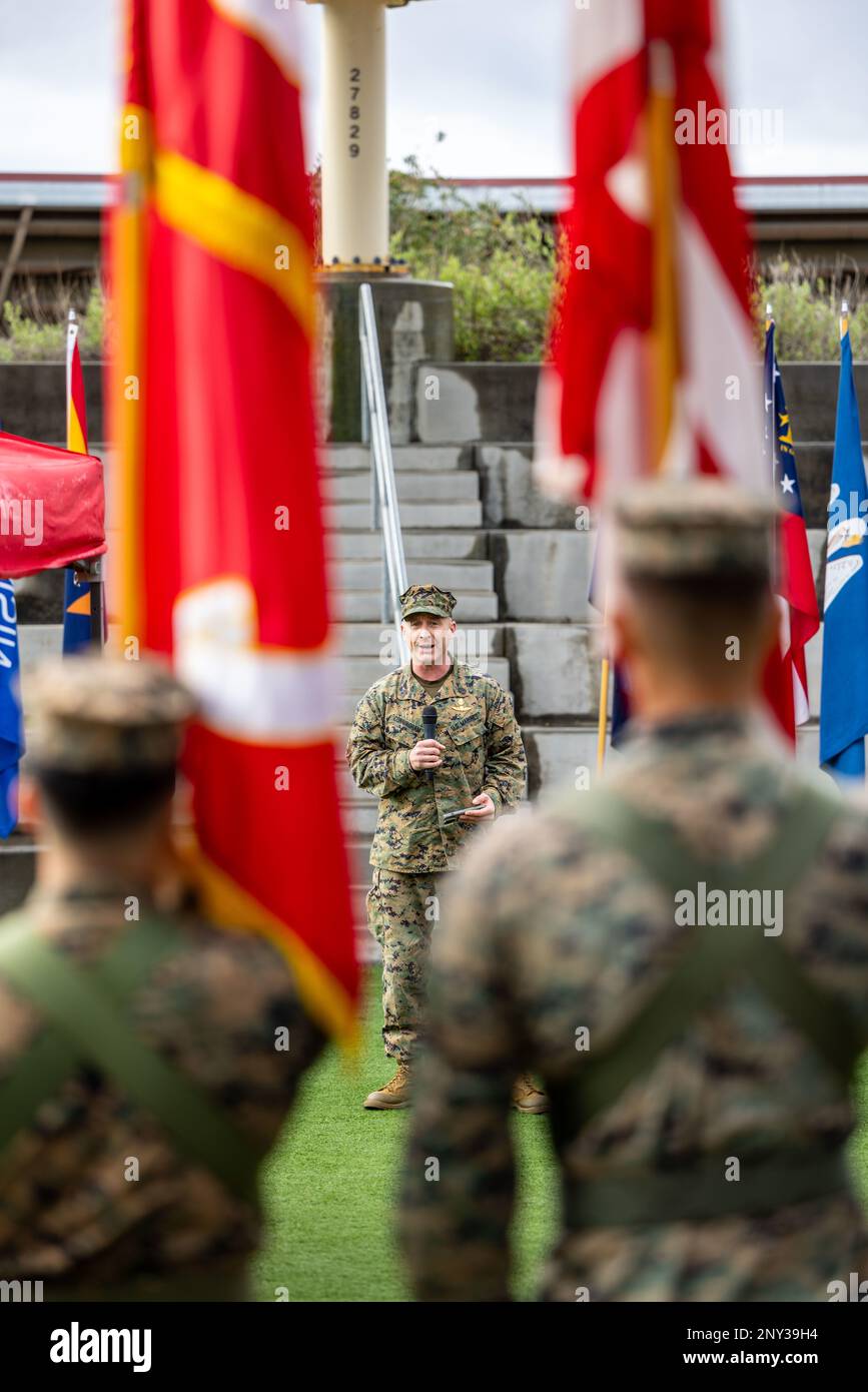USMC military foot lockers American flag B Ross flag