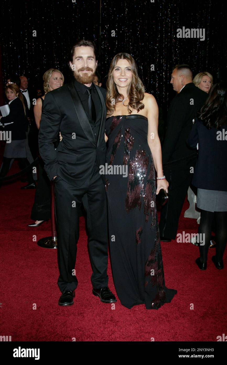 Actor Christian Bale and Sibi Blazic arrive at the 83rd Annual Academy Awards held at the Kodak Theatre on February 27, 2011 in Los Angeles, California. Photo by Francis Specker Stock Photo