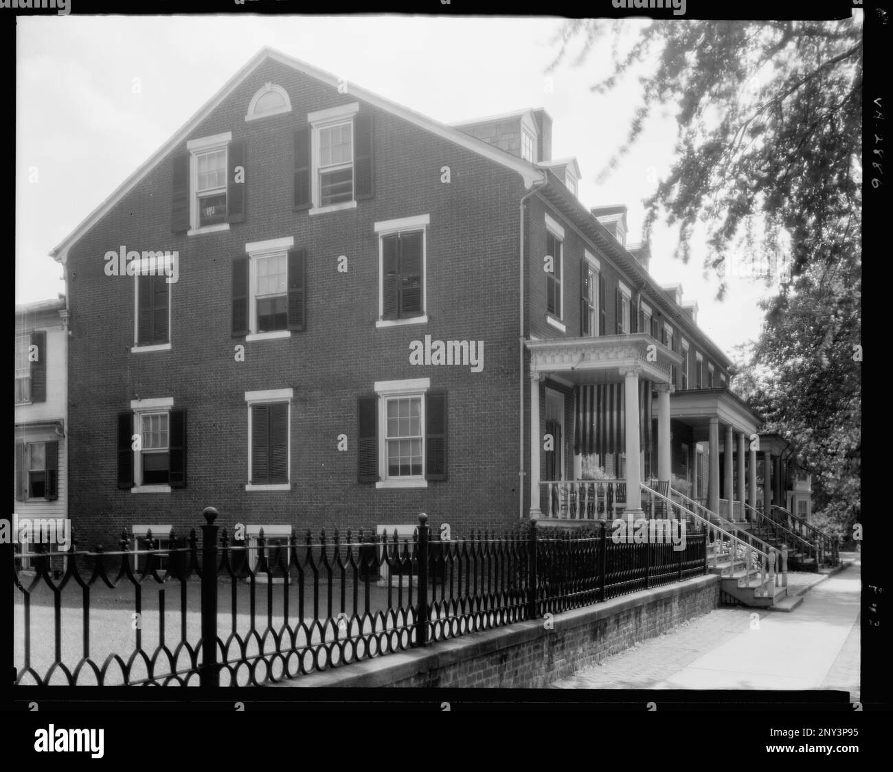 Brick Row, east end of Street, Fredericksburg, Virginia