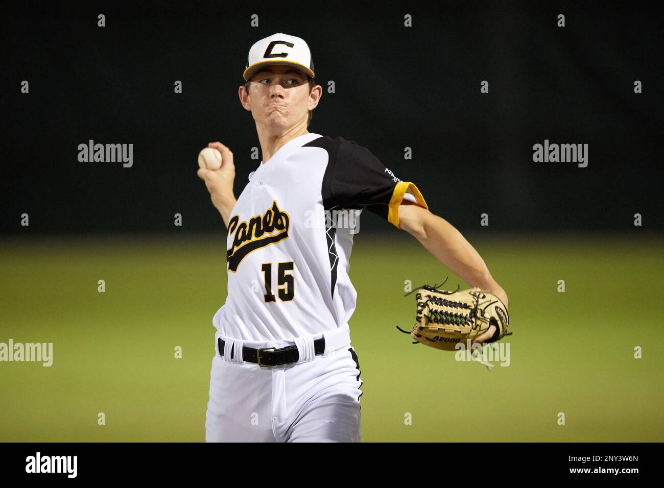 Justin Jarvis (15) while playing for Canes National based out of