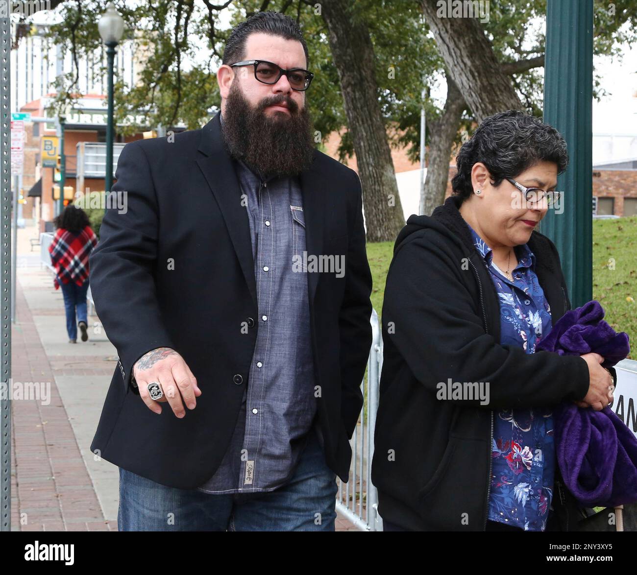 Christopher "Jake" Carrizal, arrives at the McLennan County courthouse ...