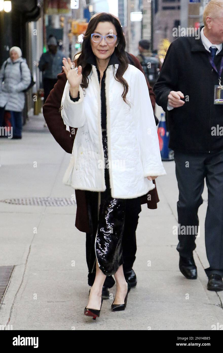 New York, NY, USA. 01st Mar, 2023. Michelle Yeoh seen at The Late Show