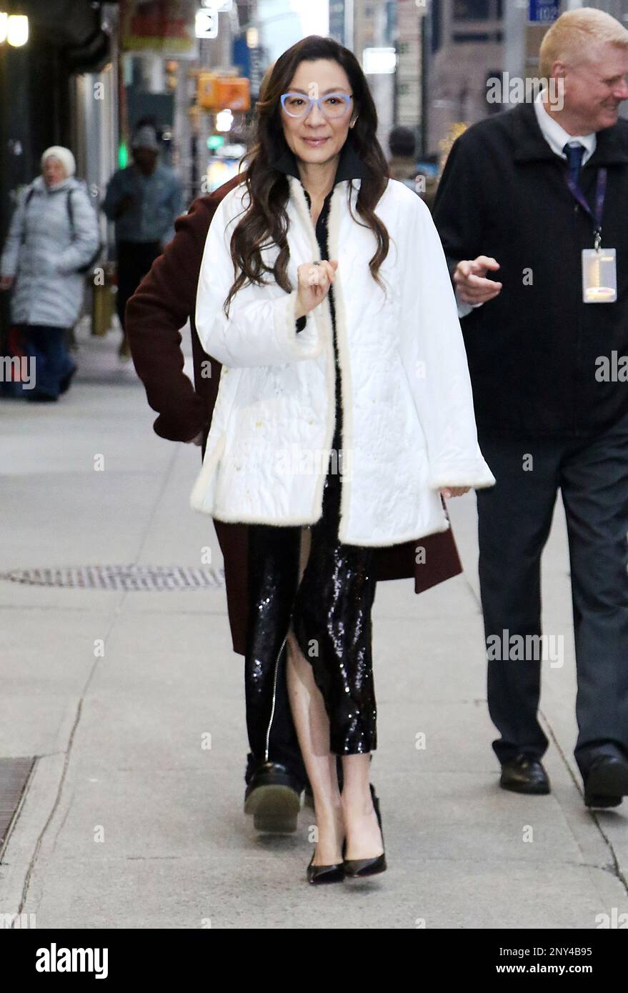 New York, NY, USA. 01st Mar, 2023. Michelle Yeoh seen at The Late Show