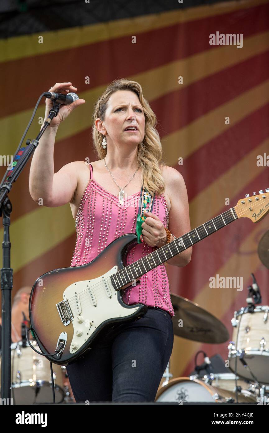 Susan Tedeschi of Tedeschi Trucks Band performs during the New Orleans ...