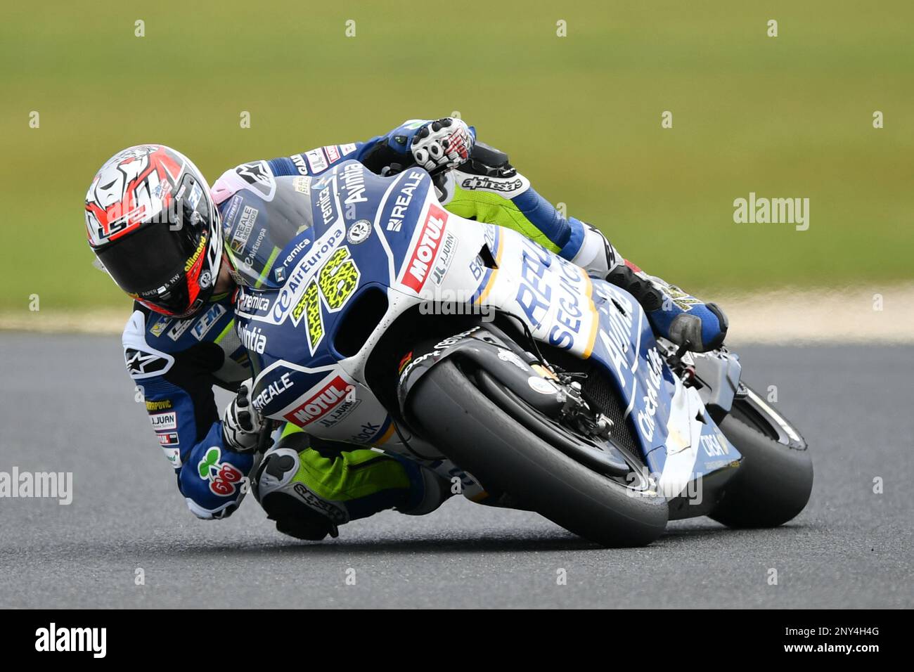 October 20, 2017: French rider Loris Baz on the No.76 Ducati