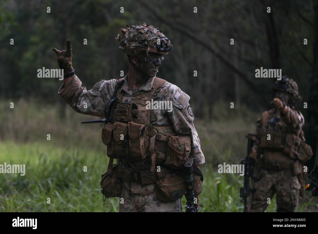 U.S. Army Soldiers assigned to Charlie Company, 2nd Battalion, 35th