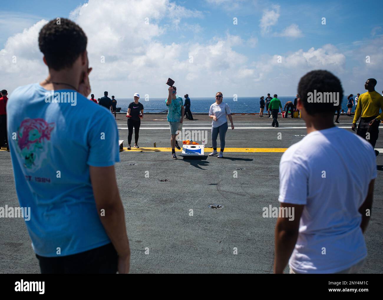 230208-N-MH015-1161 SOUTH CHINA SEA (Feb. 8, 2023) U.S. Navy Sailors ...