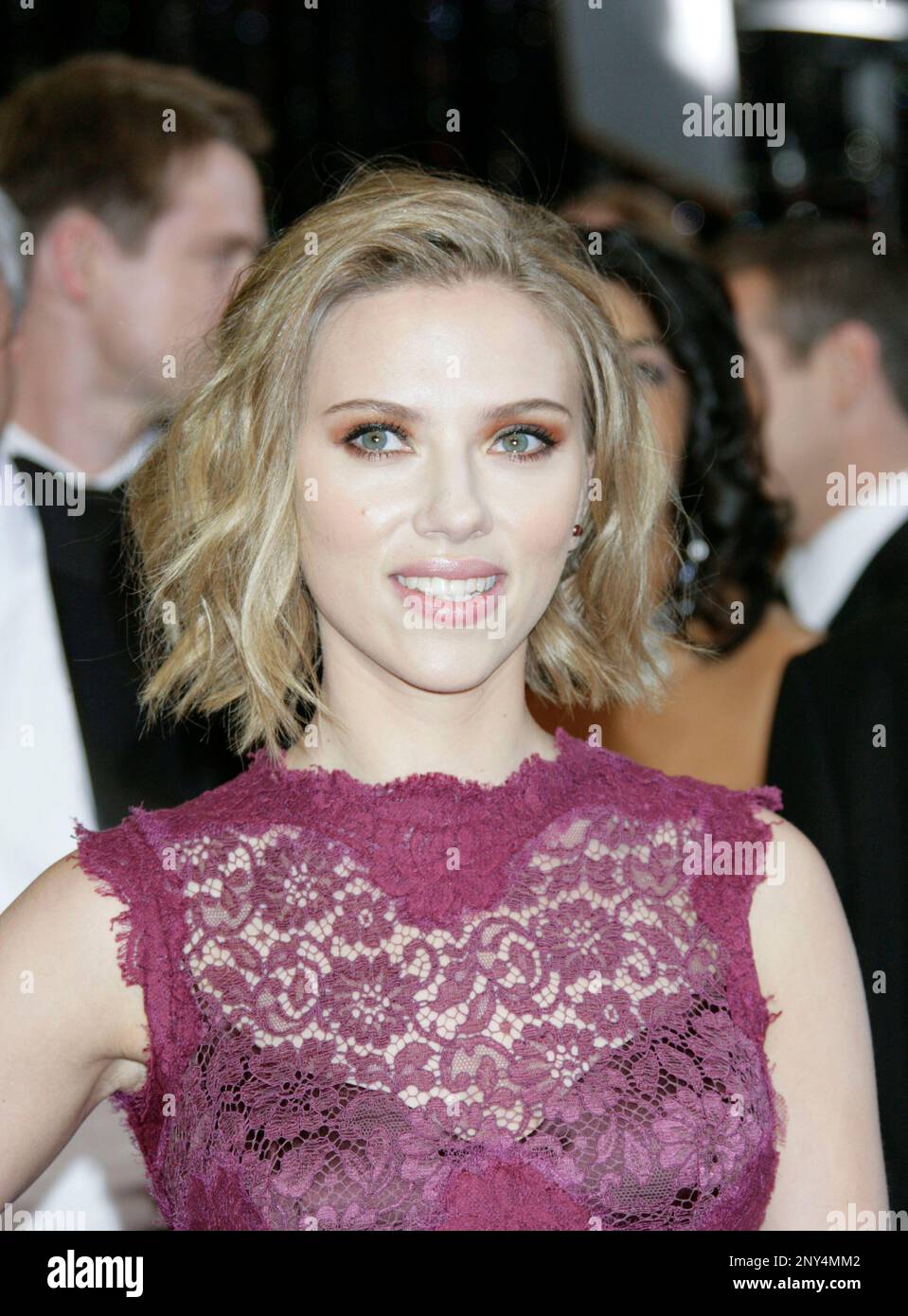 Scarlett Johansson arrives at the 83rd Annual Academy Awards held at the Kodak Theatre on February 27, 2011 in Hollywood, California.  Photo by Francis Specker Stock Photo