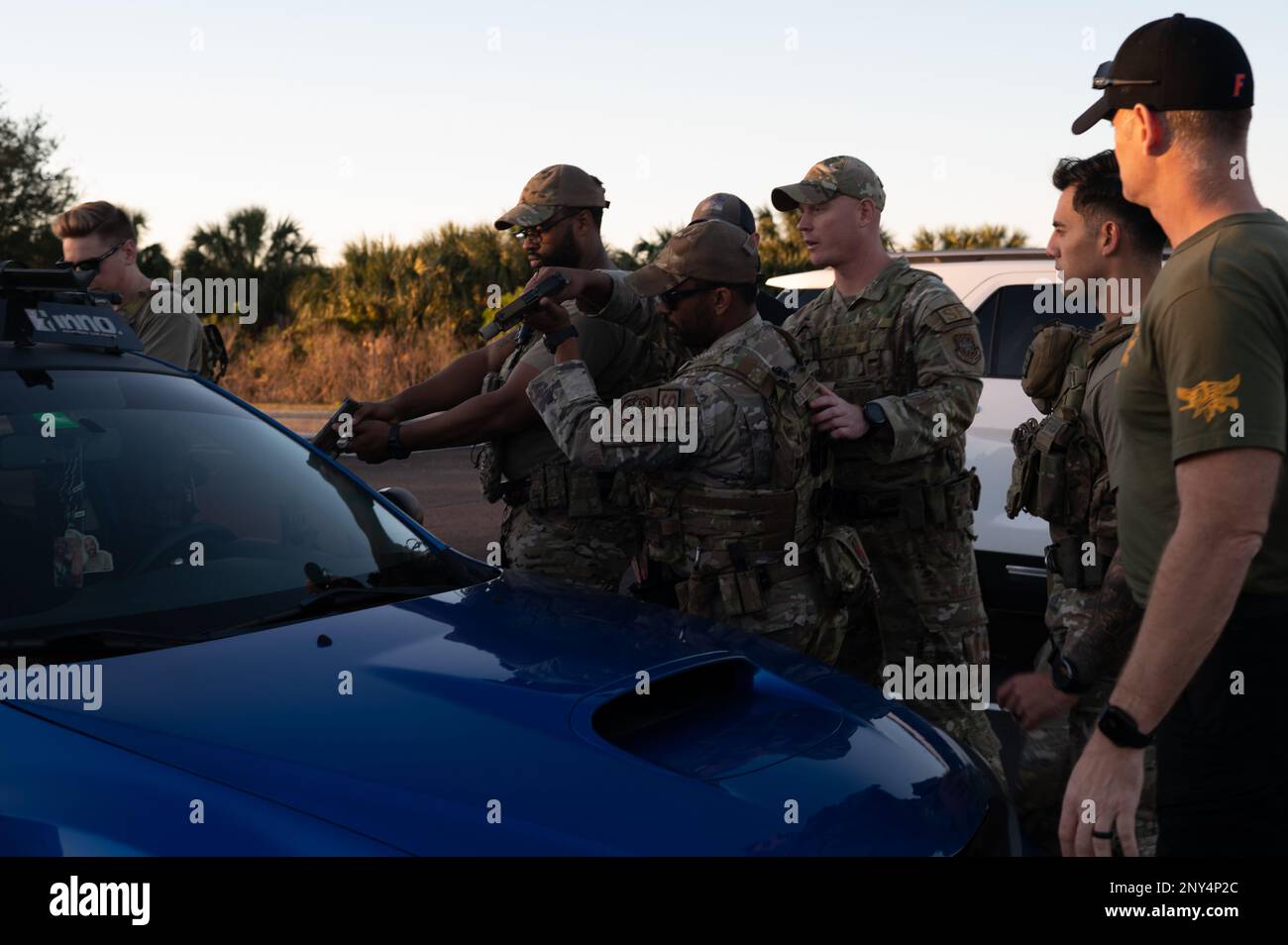 Airmen assigned to the 6th Security Forces Squadron emergency services
