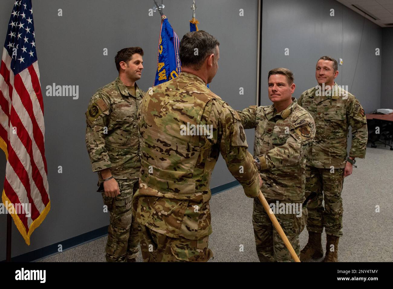 U.S. Air Force Maj. Christopher Schutte receives command of the 169th ...