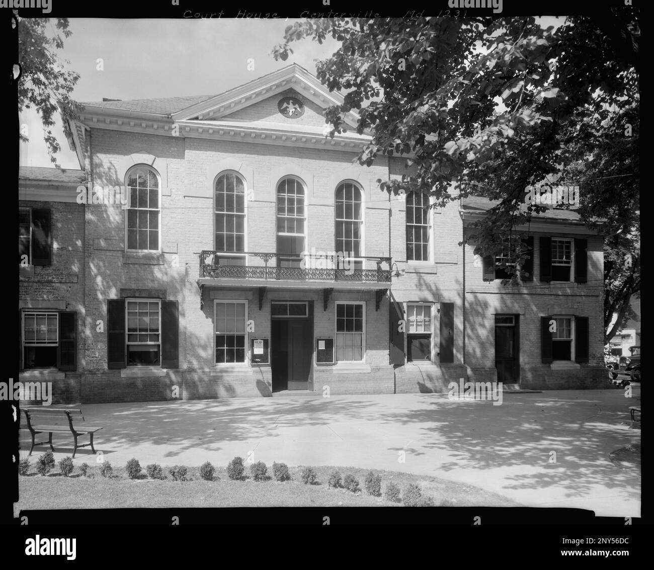 Court House, Centerville, Queen Anne County, Maryland. Carnegie Survey