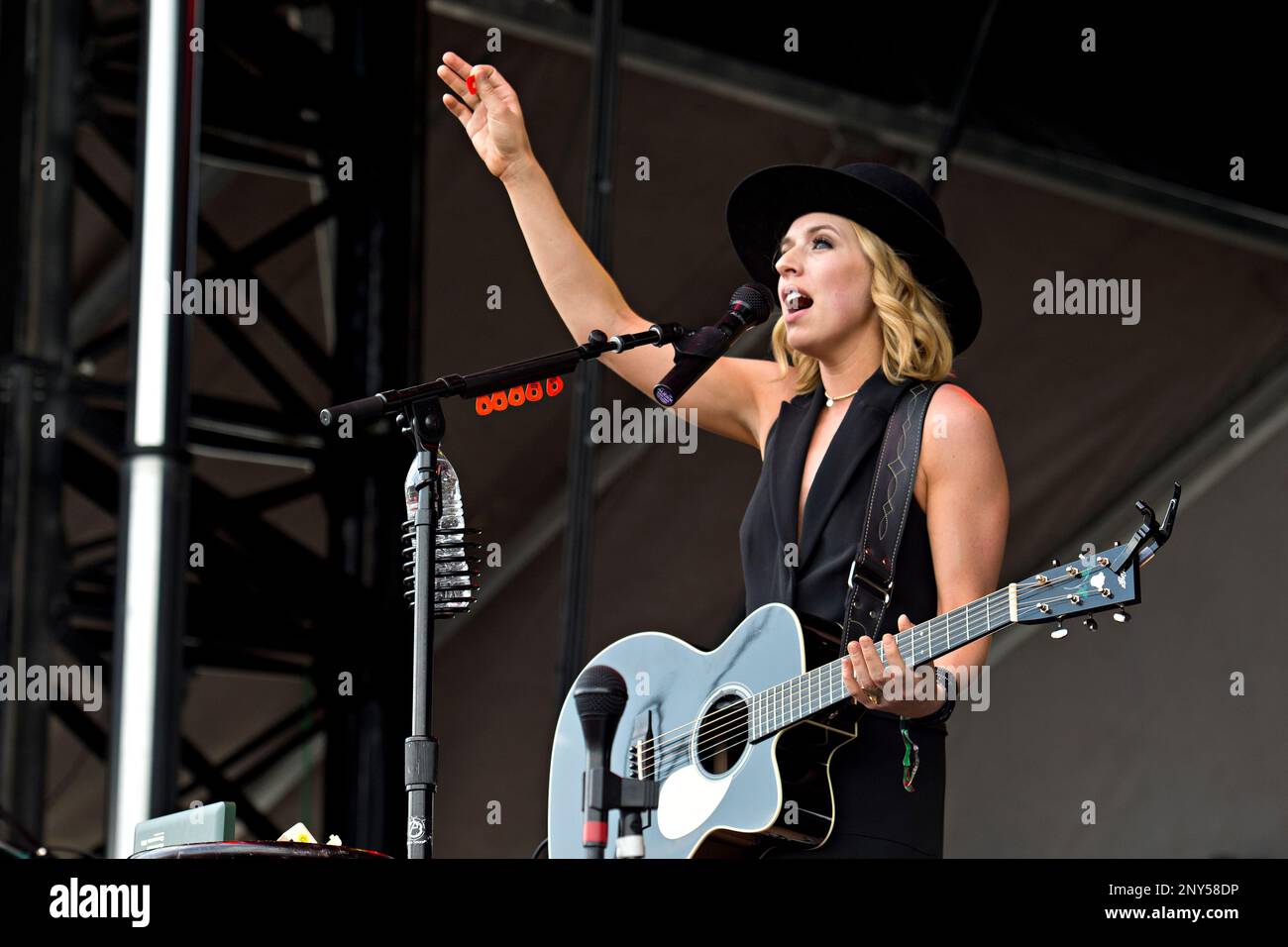 ZZ Ward performs during the Forecastle Music Festival at Waterfront