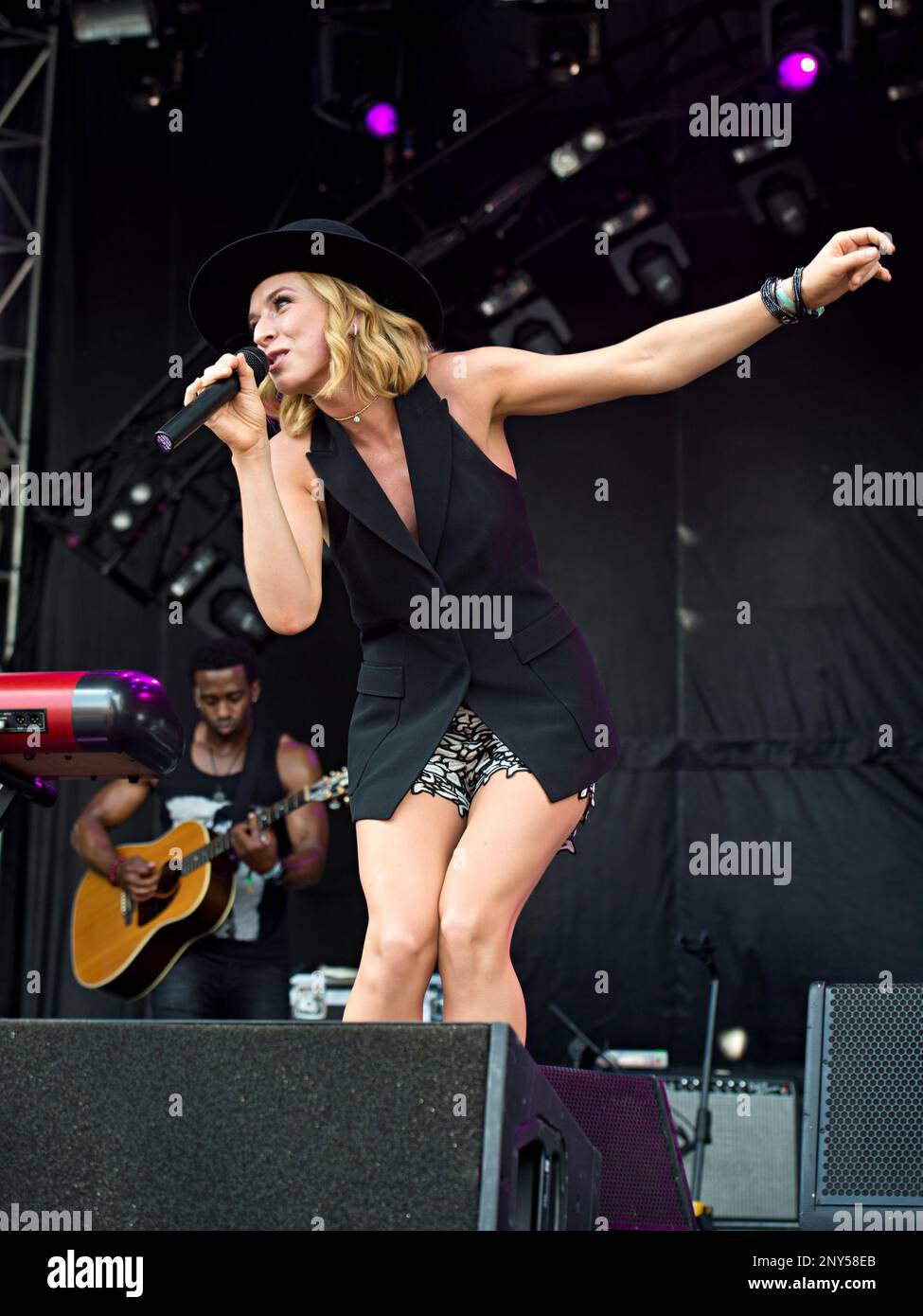ZZ Ward performs during the Forecastle Music Festival at Waterfront
