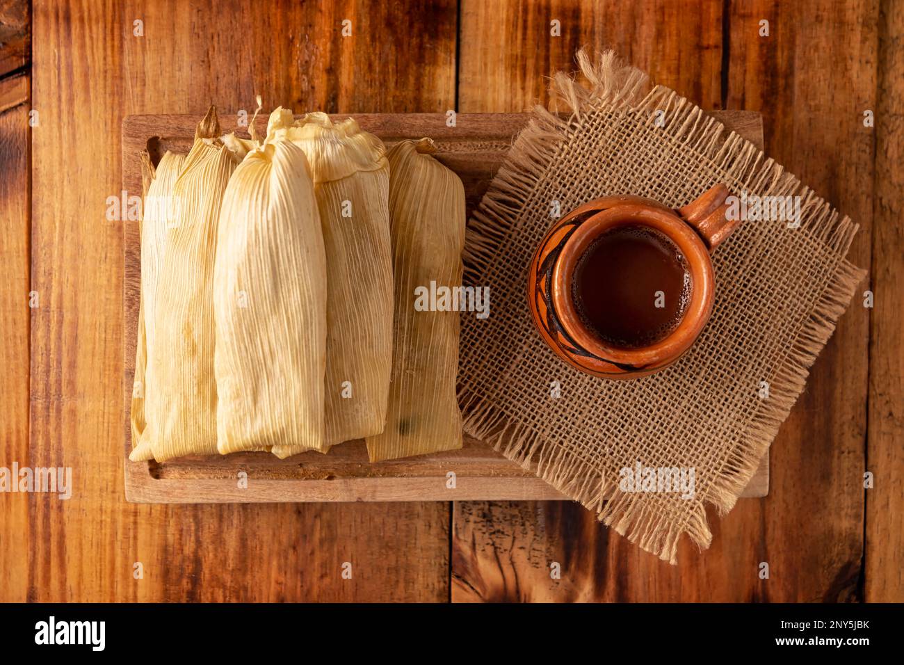 Tamales. Prehispanic dish typical of Mexico and some Latin American
