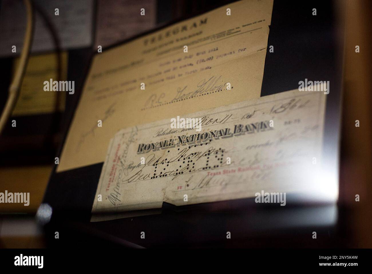 This Sept. 12, 2017 photo shows an old bank note from the early 1900's